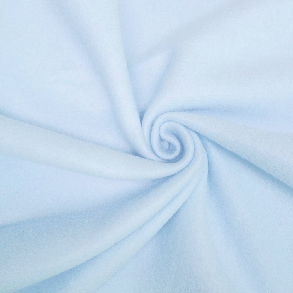 American Baby Company Fleece Blanket with Silk-Like Satin Trim, Soft, Warm & Cozy, Blue, 30" x 30" for Boys and Girls, Perfect for Baby Carrier, Stroller, Travel and Gifting