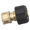 thumbnail image 4 of Pressure Washer Quick Connect Fitting M22 15mm To 1/4 Inch Pressure Washer Hose Gun Adapter Brass Washer Quick Release Connector, 4 of 12