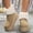 Khaki, variant on Platform Mini Boots Ankle Boot Lined Winter Boot For Women Platform Slip Boots Outdoor Chestnut