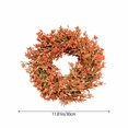 thumbnail image 4 of Nkmbld Fall Wreath for Front Door, Harvest Autumn Wreath for Indoor Outdoor Wall Porch Window Halloween Thanksgiving Day Farmhouse Holiday Decor, 4 of 7