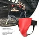 thumbnail image 5 of Protector de ingle para boxeo Kickboxing entrenamiento absorción de impactos suspensorio ajustable ventilado protector Abdominal rojo, 5 of 8