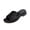 Black, variant on High Arch wedge sandals for women Open Toe Slide wedge Platform Mid Heel Platform Arch Support wedge sandals