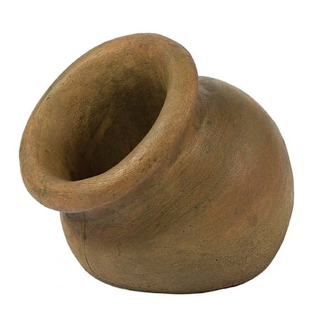 Solid Rock Stoneworks Open Bottom Pot - 13" Tall x 13" w x 15" d - Brushed Moss