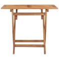 thumbnail image 3 of Bowery Hill Fine Sanded Teak HardWood Medium Outdoor Dining Set in Natural Teak, 3 of 11