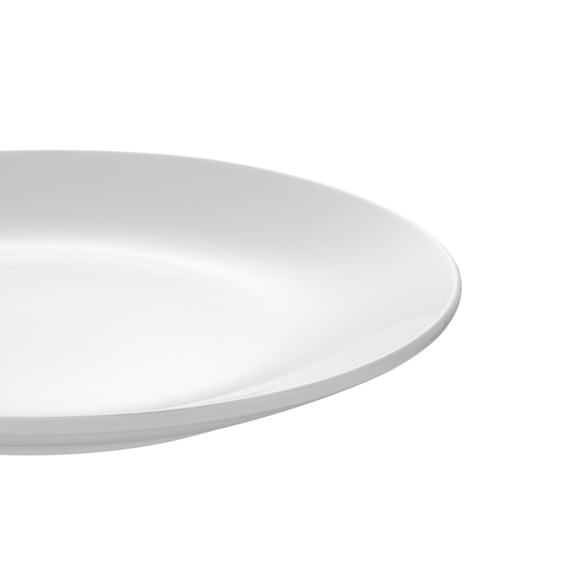 Mainstays Glazed White Stoneware Dinnerware Set, 12-Pieces - image 4 of 12