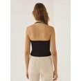 thumbnail image 7 of Halter Neck Jersey Crop Top, 7 of 7