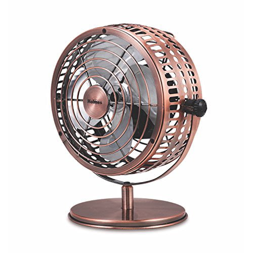 Holmes Heritage Desk Fan 6-inch Brushed Copper 2nd Listing for sale online 