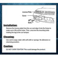 thumbnail image 3 of Zone Tech Clear License Plate Shields - 2-Pack Novelty/License Plate Clear Bubble Shields, 3 of 5
