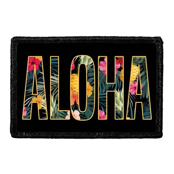 Aloha - Floral - Removable Patch