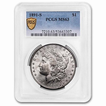 1891-S Morgan Dollar MS-63 PCGS