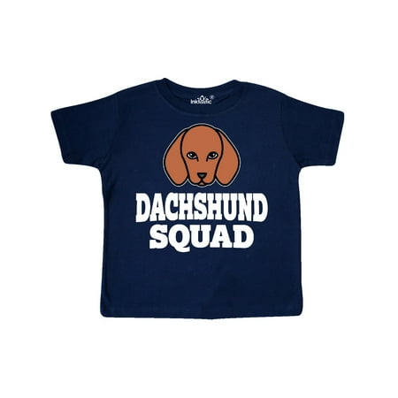 

Inktastic Dog Dachshund Squad Gift Toddler Boy or Toddler Girl T-Shirt