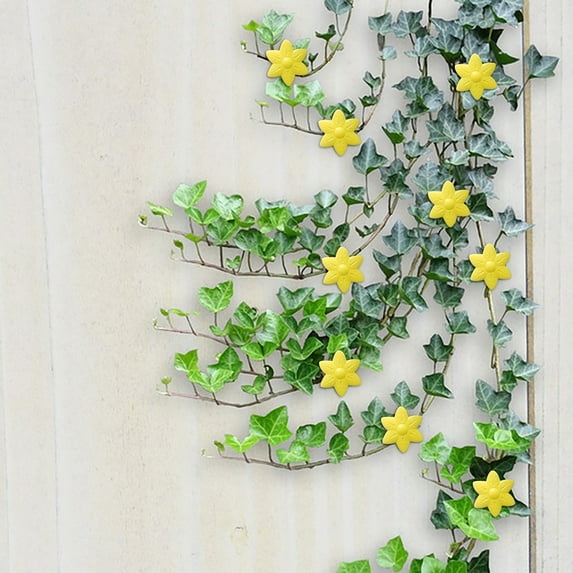 Plant Clips for Climbing Plants Self Adhesive Hooks, Wall Mount Support Clips for Vines, Tomatoes, Garden Clips for Climbing Plants