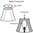 thumbnail image 2 of Aspen Creative Corporation 8'' Paper Drum Lamp Shade, 2 of 3