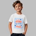 thumbnail image 5 of EnJoCho First Day of Second Grade Shirt for Boys Girls Back-to-School Crew Neck T-Shirt Kids Summer Cute Stripe Letter Graphic Print T Shirts Children’s Casual Crewneck School T-Shirt, 5 of 5