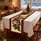 thumbnail image 4 of Eoozwa Christmas Tablecloth 72.74 Inches Long Nylon Material with Festive Patterns for Holiday Dining Decor Washable Design, 4 of 5