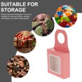 thumbnail image 3 of WEUVEB 25Ud Caja Colgante Rosa Para Botella De Vino Con Ventana Para Almacenamiento Decorativo, 3 of 8