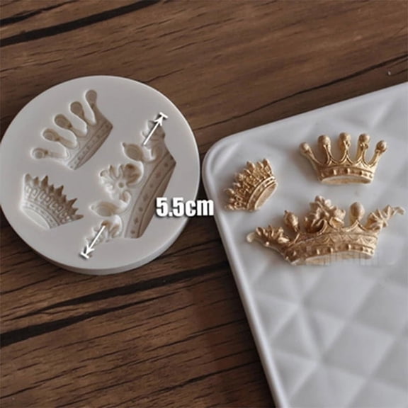 Mini Crown Silicone Mold Creative Cake Decoration Tool Practical Chocolate Mold