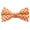 Orange, variant on Jacob Alexander Men's Gingham Checkered Pattern Pre-Tied Clip-On Bow Tie - Light Blue