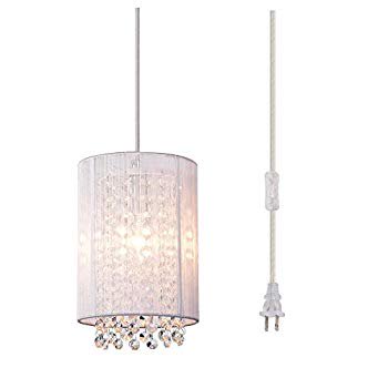 Pendant Lighting Crystal Pendant Light Plug In Chandelier Mini