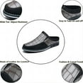 thumbnail image 2 of Men's Casual Loafers Fashion Simple Leather Walking Oxford Breathable Comfortable Slip-On Slippers Gray 13 US, 2 of 7