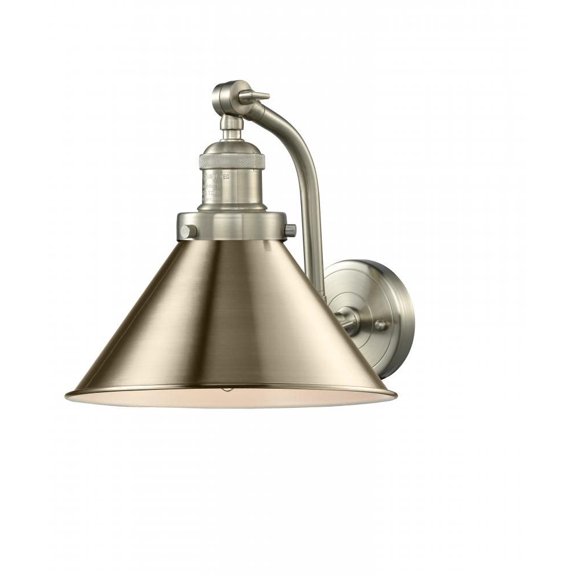 Innovations 1-LT LED Briarcliff 8" Sconce - Brushed Satin Nickel - 515-1W-SN-M10-LED
