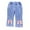 Pink, variant on Ydojg Fashion Casual Pants For Girls Baby Capri Denim Pants Toddler Kids Pants Jeans Soft Elastic Waist Denim Pants 12-18 Months
