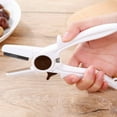 thumbnail image 4 of tzyudk Chestnut Sheller Chestnut Peeler Chestnut Sheller Clip Chestnut Mouth Opener Peeling Machine Chestnut Shears And Chestnuts Affordable Useful White Plastic, 4 of 6