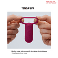 thumbnail image 5 of TENGA SVR Carmine Multi Purpose Smart Vibe Ring Discrete Vibrating Clitoral Stimulator for Couples, 5 of 9