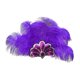 thumbnail image 3 of Tocado de plumas para mujer, accesorios decorativos para el cabello, tocado para Púrpura, 3 of 9