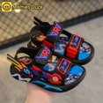thumbnail image 1 of Summer Children's Cartoon Hook and Loop Sandals Wear-resistant Non-slip Comfortable Beach Shoes, 1 of 4