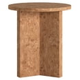 thumbnail image 4 of Anders 20" Wide Burled Side Table in Honey Burl, 4 of 5