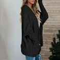 thumbnail image 5 of Munlar Womens Cardigan Sweaters,Women's Popcorn Long Sleeve Open Front Pockets Oversized Cardigan Sweater Coats, 5 of 5