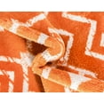 thumbnail image 6 of Unique Loom Moroccan Trellis Rug, Orange/Ivory (6' 0 x 9' 0), 6 of 11