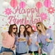 thumbnail image 4 of Decoración de cumpleaños, pancarta de feliz cumpleaños precolgada con bola de panal, decoración de fiesta de feliz cumpleaños para mujeres y niñas., 4 of 5