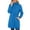 Blue, variant on Women's Hooded Raincoat Lightweight Slim Fit Full Zip Long Rain Jacket Trench Coat Waterproof Rain Coats Casual Anoraks Long Sleeve Outerwear Black 4