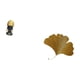 thumbnail image 5 of Estatua de mujer africana, escultura de resina de hierro forjado, arte de pared, decoración de hojas de ginkgo, adorno único, adecuado para regalar, e, 5 of 8
