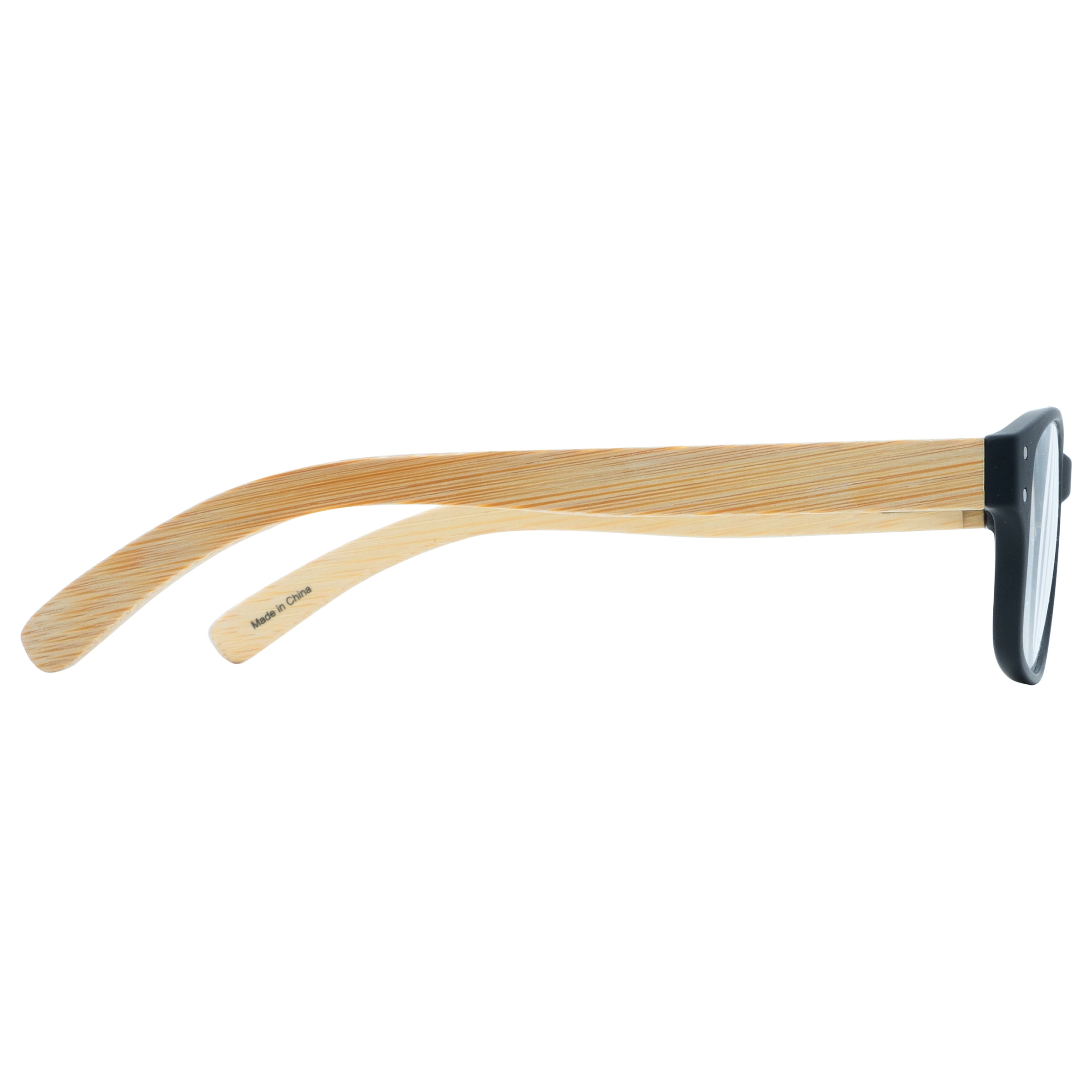 Piranha Optics Evergreen Natural Earth Bamboo Reading Glasses +3.00 Diopter
