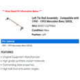 thumbnail image 2 of Left Tie Rod Assembly - Compatible with 1990 - 1993 Mercedes-Benz 500SL 1991 1992, 2 of 2
