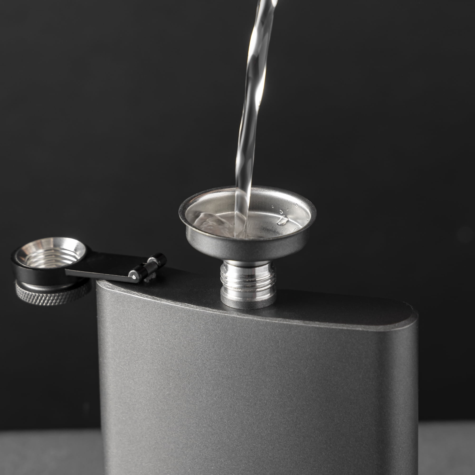 Better Homes & Gardens Flask Set with Shot Glasses and Funnel