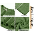 thumbnail image 4 of Fantaslook Sweaters for Women Oversized Crewneck Long Sleeve Chunky Knit Pullover Sweaters Tops Trendy Fall Outfits, 4 of 7
