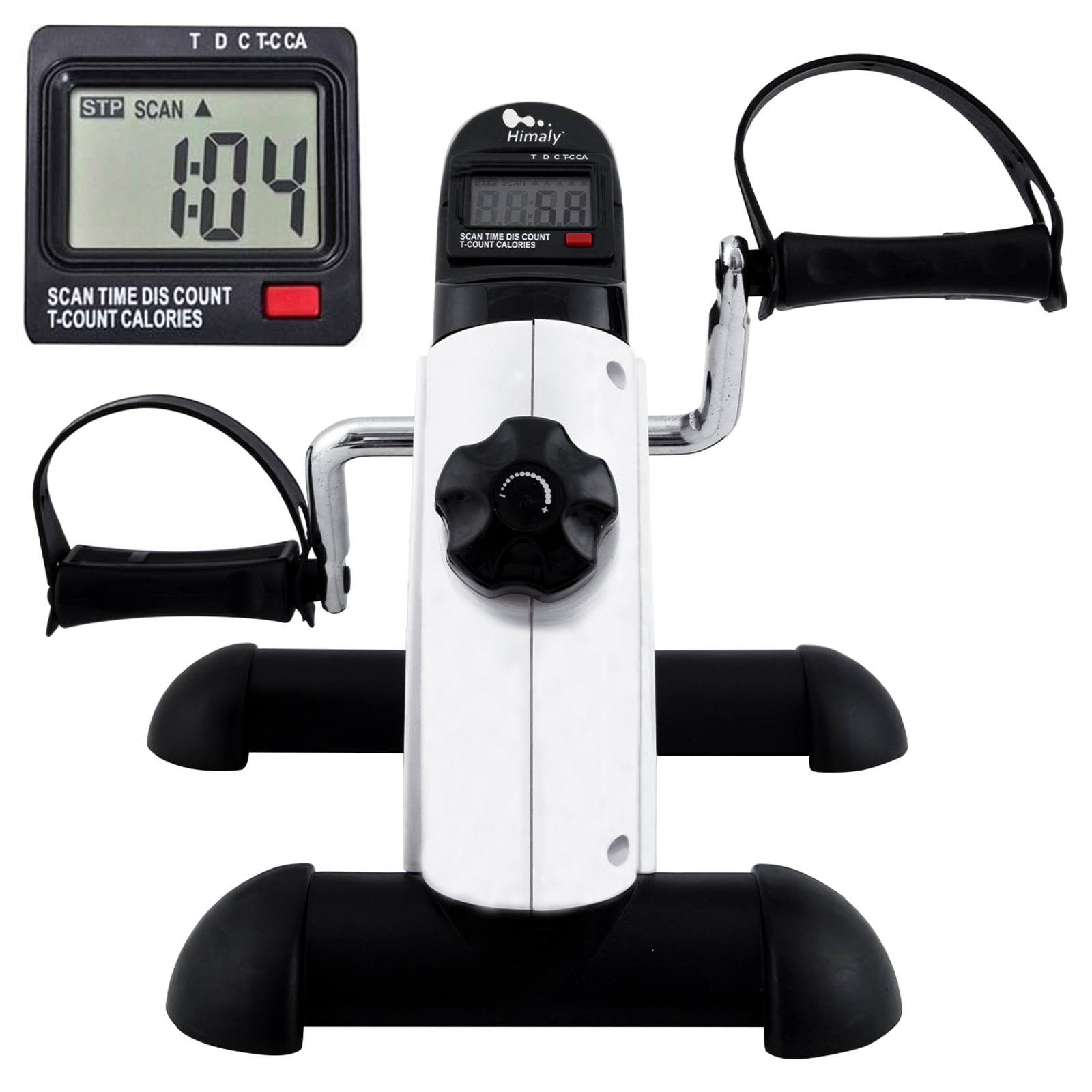 Exefit Mni Exercise Bike Pedal Exerciser Stationary Peddler with Digital LCD for sale online 