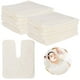 thumbnail image 1 of Toallas faciales DIMEGON de forro polar suave de coral en forma de U, 12 unidades, 1 of 6