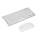 thumbnail image 3 of Kit De Teclado Y Mouse Inalámbrico Delgado Impermeable De 2,4 Ghz Para Computadora Portátil De Escritorio Plateado Advancent EL006236-00, 3 of 6