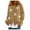 a-Khaki, variant on 2025 Women Coat Cardigans Cardigan 1X Star Printing Long Sleeve Plus Size Sweater for Women O-Neck Cropped Sweater Top