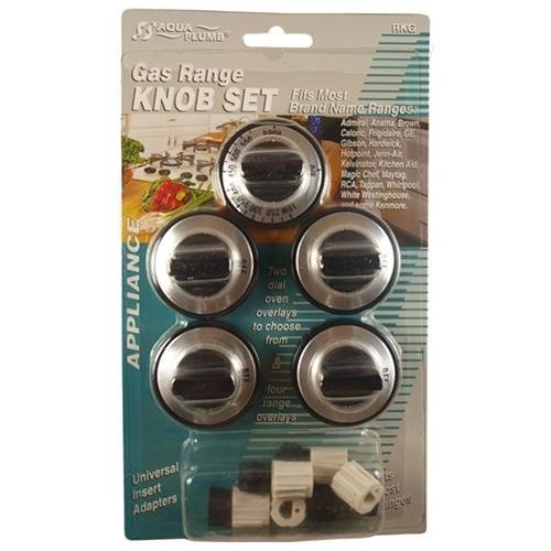 5 Pcs Gas Range Knob Set Replacement Black With Silver Overlay By Aqua   4114f381 Ff9a 433f 865b 956374e8ab2c 1.deef750c0473021fe4ec1bbd4f6bff61 