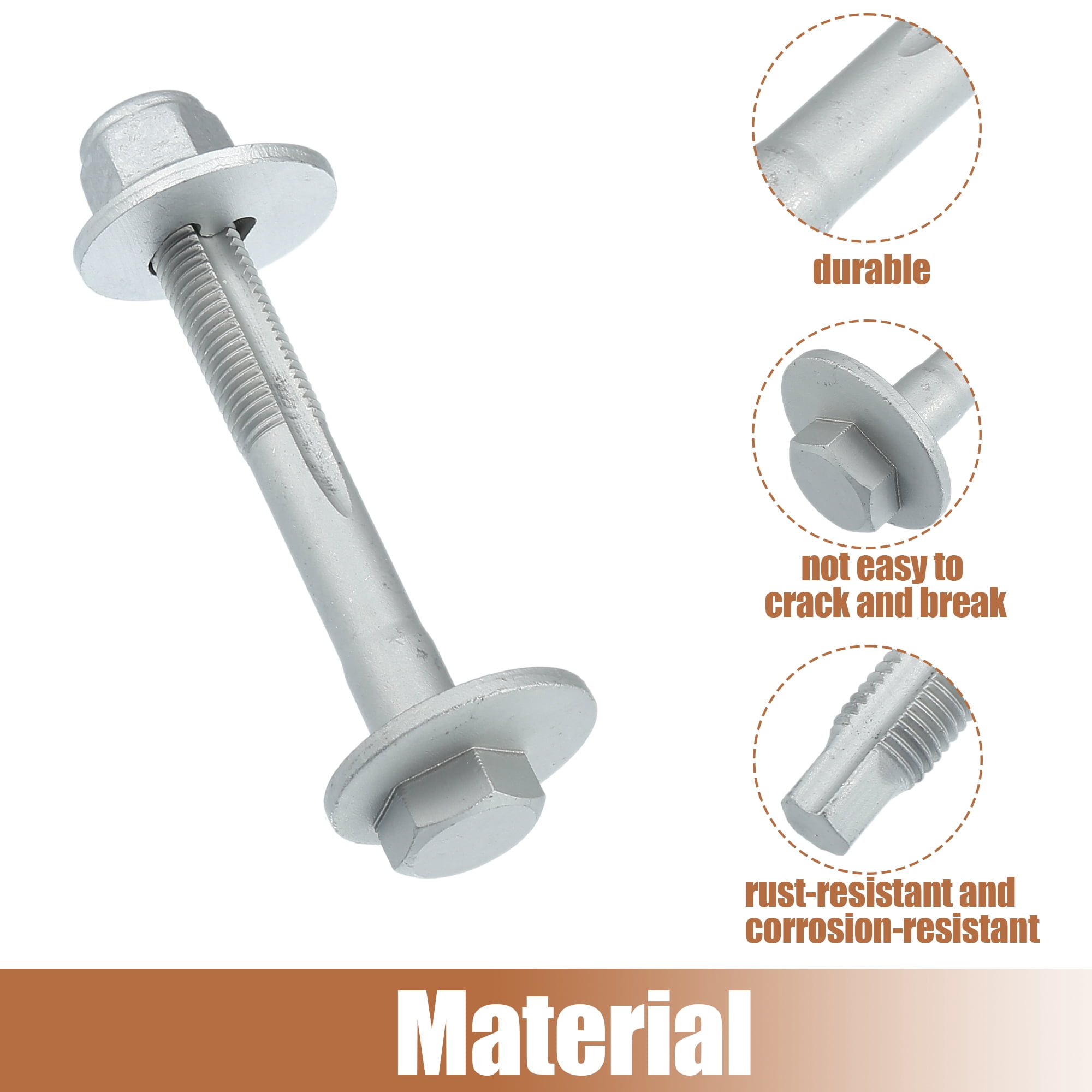 Unique Bargains Camber Adjusting Eccentric Bolts Lockout Kit for Volkswagen 2010-2019