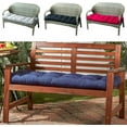 thumbnail image 3 of NAMZI Indoor/Outdoor Bench Cushion, Swing Cushion, 51.2"x19.7", for Lounger Garden Furniture Patio Lounger Bench (Black), 3 of 5