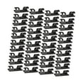 thumbnail image 4 of 100 piezas de clips para cables, organizadores de cables, soportes versátiles para cables. Negro, 4 of 9