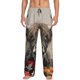 thumbnail image 1 of Fotbe Butterfly Cow With Flowers Pantalones de Pijama para Hombre, Pantalones de Dormir, Pantalones de Casa con Cintura Ajustable y Bolsillos-Small, 1 of 6