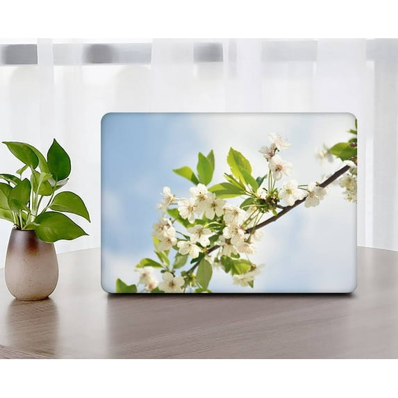 KSK KAISHEK Protective Case Hard Cover Only for Newest MacBook Pro 15"( Retina Display Touch Bar, 2019-2016) + Black Keyboard Cover Model A1707/A1990 Flower 0688